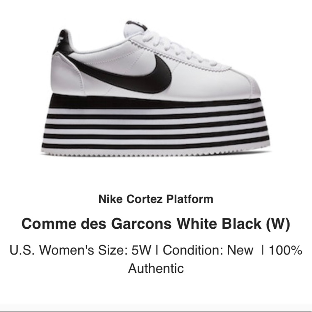 Comme des garcon x Nike cortez